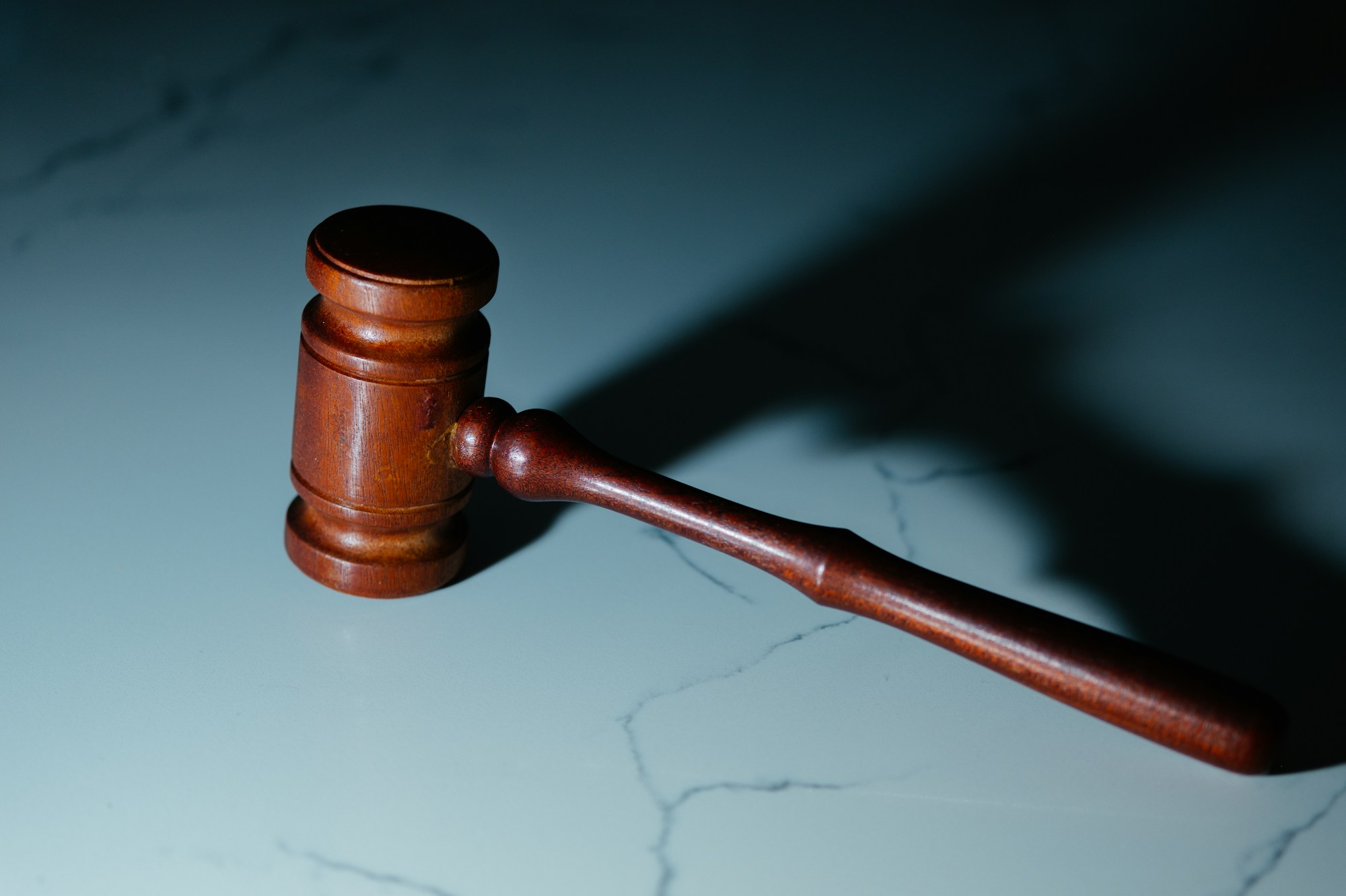 A Gavel Showing Shadow