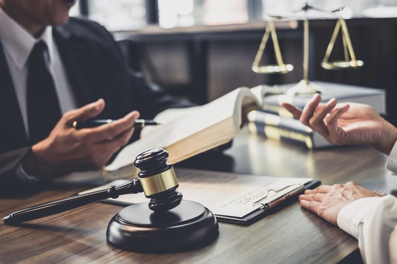 Female Lawer Working In her Laptop